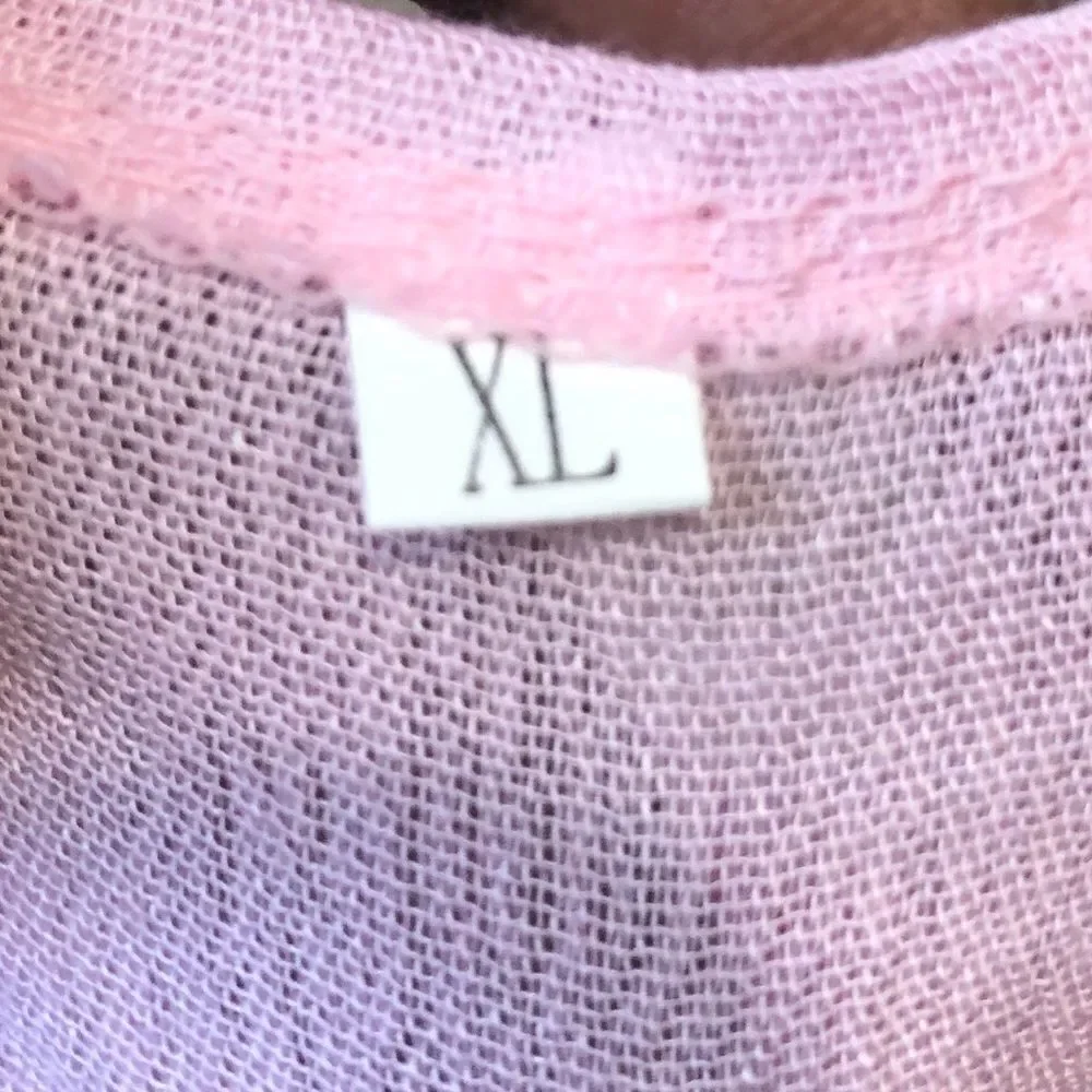 Pink ruffle wrap top dress, size xl - Picture 14 of 14